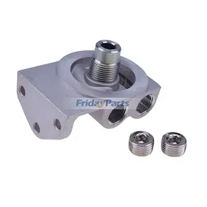 Fuel Filter Remote Mounting Base 1R-0750 1R-1712 for Caterpillar CAT Engine 3306 Motor Grader 120G 12G 12H 130G 140G 140H