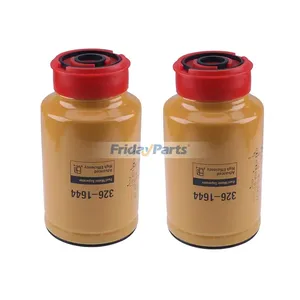 2pcs Electronic Fuel Injection Fuel Filter 1R-0771 326-1643 For Caterpillar Excavator CAT E365