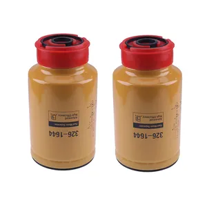 2pcs Electronic Fuel Injection Fuel Filter 1R-0771 326-1643 For Caterpillar Excavator CAT E365