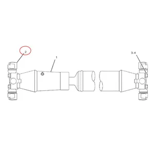 Spider & Bearing Assembly 1S-9670 for Caterpillar CAT 920 930 955H 977K D5B D6G D25C D30C D35C — 5
