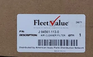 Isuzu 2-94561-113-0 Air Cleaner Filter