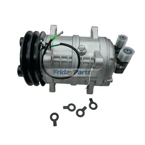 24V 2 Grooves 125mm TM16 A/C Compressor 103-56074 for Valeo — 2