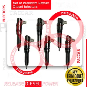 2005596 Set of Premium Reman Diesel Injectors – 6 Injectors Set…