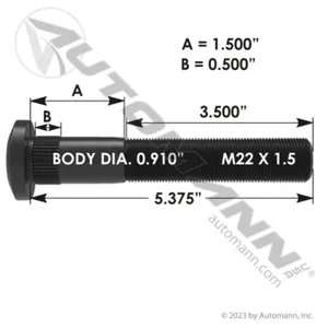 Automann 201.6145 Wheel Stud