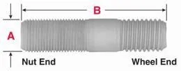 Wheel Stud R007016 201.7537