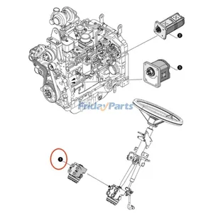 Steering Orbitrol Motor for New Holland TD60D TD95D TS6020 TS6030 Tractor - Replaces Danfoss 150N0028 5165251 — 2