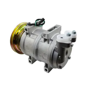 DKS15CH A/C Compressor 203-979-6830 for Komatsu Excavator PC100-6 PC120-6 PC130-6 PC200-6Z PC450-6Z — 3