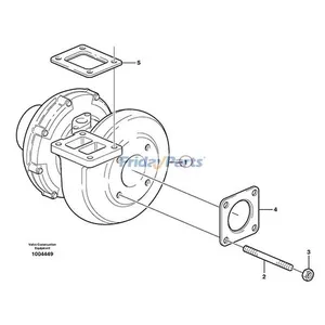 Turbo S200 Turbocharger VOE20500295 for Volvo Penta Engine TAD520GE… — 6