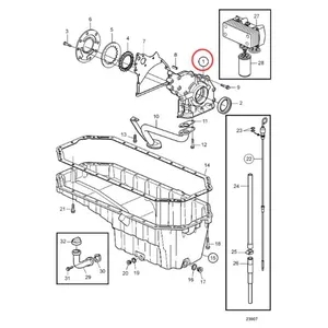 Oil Pump 20574451 for Volvo Penta Engine TAD650VE TAD660VE TD420VE TAD420VE TAD620VE — 6