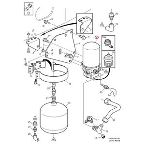 Air Dryer Filter 20557234 for Volvo Truck FH FH12 FH16 FL6 FM10 FM12 FM7 FM9 FS7 VM — 3