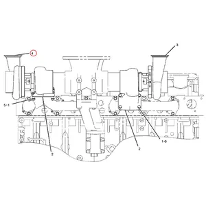 Turbo S310S089 Turbocharger 211-8251 for Caterpillar CAT Engine C18 C-18 — 6