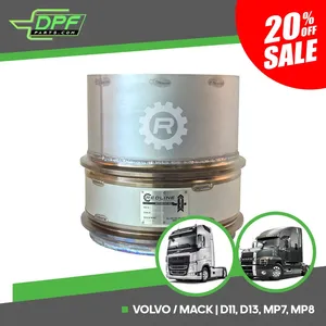 Mack/Volvo D11, D13, MP7, MP8 DPF (RED 52957 / OEM 21212429) — 5