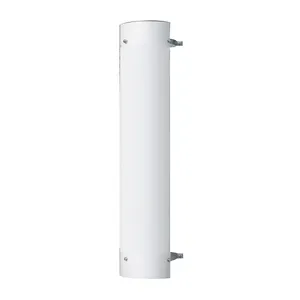 48" Tall 270 Degree Stainless Exhaust Muffler Shield For 10" Diameter Exhaust - Plain
