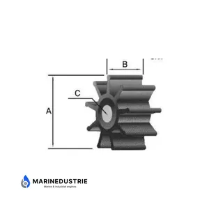Impeller kit Yanmar 128170-42070 Jabsco 1414-0001 21414-0001 — 2