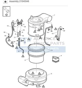 21542714 Volvo/Mack D11/MP7 D13/MP8 D16/MP10 Diesel Particulate Filter — 6