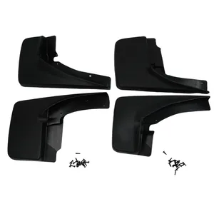 Front & Rear Deluxe Molded Splash Guards Mud Flaps 82214137 82214136 for 2009-2018 Dodge Ram 1500