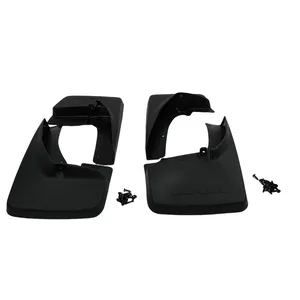 Front & Rear Deluxe Molded Splash Guards Mud Flaps 82214137 82214136 for 2009-2018 Dodge Ram 1500 — 2