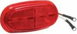 LED Lens Insert - Red, 2 Eyelets, 200 Series, 6 Diodes