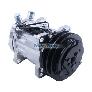 12V SD7H15 A/C Compressor 22411179000 2259344000 for Hyundai Excel 1986-1989 Jeep Wagoneer 1985-1990 Mazda 626 1982-1985 Peterbilt 379 1995