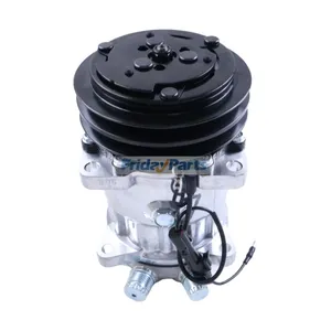 12V SD7H15 A/C Compressor 22411179000 2259344000 for Hyundai Excel 1986-1989 Jeep Wagoneer 1985-1990 Mazda 626 1982-1985 Peterbilt 379 1995 — 2