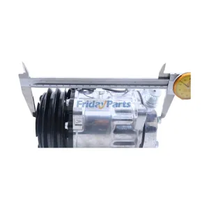 12V SD7H15 A/C Compressor 22411179000 2259344000 for Hyundai Excel 1986-1989 Jeep Wagoneer 1985-1990 Mazda 626 1982-1985 Peterbilt 379 1995 — 5