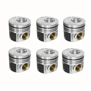 6PCS Piston 3922687 for Cummins Engine 4BTAA 6BTAA 4BT3.9 6BT 6B BGE5.9 4BT