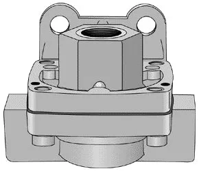Haldex 229813X Quick Release Valve, Remanufactured