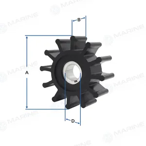 Kohler Seawater Impeller 229955 & 250872 Ancor Replacement — 3