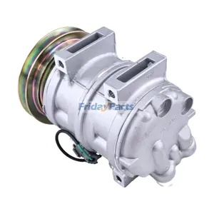 DKS15CH A/C Compressor 22B-979-1630 for Komatsu Excavator PC128US-2 PC138US-2 PC228US-3 PC308USLC-3 — 4