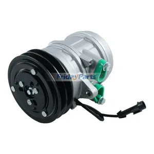 Delphi SP10 A/C Compressor 22E-979-1110 for Komatsu Excavator PC30MR-2 PC35MR-2 PC50MR-2 PC75R-2 PC95R-2