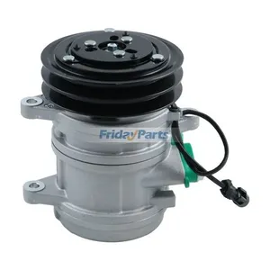 Delphi SP10 A/C Compressor 22E-979-1110 for Komatsu Excavator PC30MR-2 PC35MR-2 PC50MR-2 PC75R-2 PC95R-2 — 2