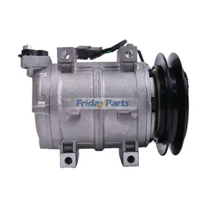 DKS15CH A/C Compressor 22U-979-1711 for Komatsu Excavator PC138US-2 PC228US-3 PC78MR-6 PC78US-6 PC78UU-6 — 3