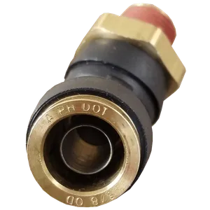 Air Fitting (23-14395-010), 5/8 Tube Push-Connect to NPT, 45 Degree — 2