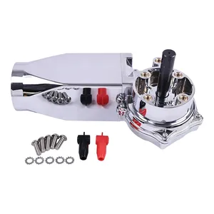 12V 1.5HP 60RPM 60:1 1500W Dump Truck Roll Tarp Motor Chrome Cover