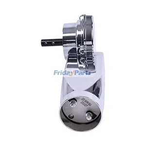 12V 1.5HP 60RPM 60:1 1500W Dump Truck Roll Tarp Motor Chrome Cover — 3