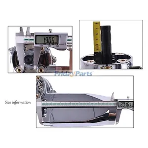 12V 1.5HP 60RPM 60:1 1500W Dump Truck Roll Tarp Motor Chrome Cover — 6