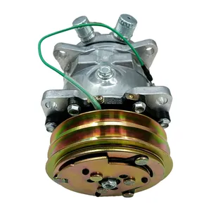 24V SD5H09 A/C Compressor 232-9203 5073 for Caterpillar CAT 236D 242D 246D 257D 259D 262D 272D 279D 287D 289D 299D — 2