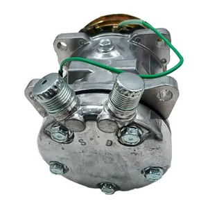 24V SD5H09 A/C Compressor 232-9203 5073 for Caterpillar CAT 236D 242D 246D 257D 259D 262D 272D 279D 287D 289D 299D — 4