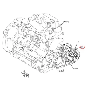 24V SD5H09 A/C Compressor 232-9203 5073 for Caterpillar CAT 236D 242D 246D 257D 259D 262D 272D 279D 287D 289D 299D — 5