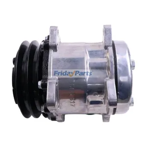 24V SD5H09 A/C Compressor 232-9203 5073 for Caterpillar CAT 236D 242D 246D 257D 259D 262D 272D 279D 287D 289D 299D — 5
