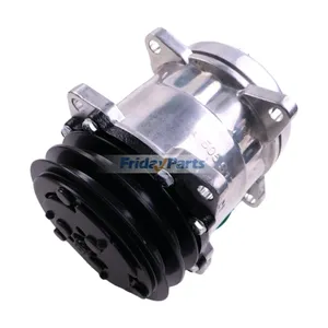 24V SD5H09 A/C Compressor 232-9203 5073 for Caterpillar CAT 236D 242D 246D 257D 259D 262D 272D 279D 287D 289D 299D — 6