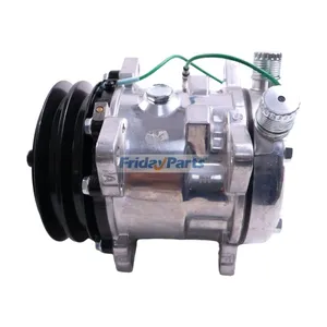 24V SD5H09 A/C Compressor 232-9203 5073 for Caterpillar CAT 236D 242D 246D 257D 259D 262D 272D 279D 287D 289D 299D — 3