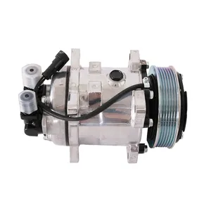 SD5H11 A/C Compressor 7279628 7280493 for Bobcat Loader A770 L750 S770 S850 — 6