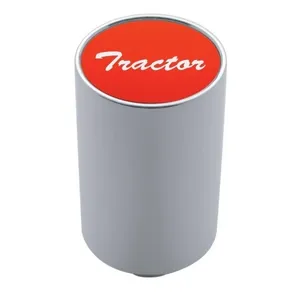 "Tractor" 3" Air Valve Knob - Red Glossy Sticker