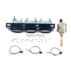 52mm Water Temp Volts & Oil Pressure Auto Gauge Kit 2391 for Racing Track Truck — 4