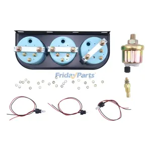 52mm Water Temp Volts & Oil Pressure Auto Gauge Kit 2391 for Racing Track Truck — 5