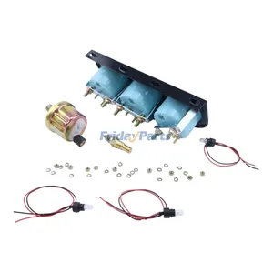 52mm Water Temp Volts & Oil Pressure Auto Gauge Kit 2391 for Racing Track Truck — 3