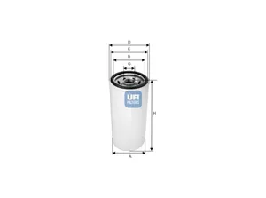 Original UFI Filters Kraftstofffilter SpinOn 24.140.00