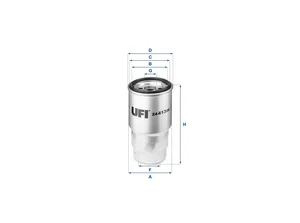 Original UFI Filters Kraftstofffilterelement 24.413.00