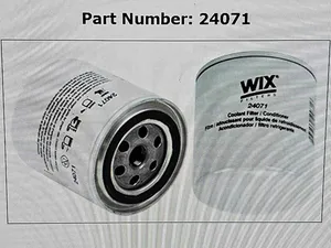 Coolant Filter, Various, New